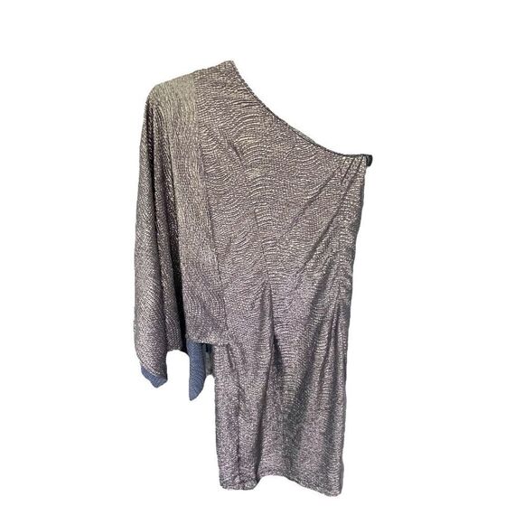 Nwot Hailey By Adrianna Papell Solver Metallic Cocktail Party Dress Size 2 - Picture 6 of 7